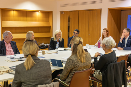 Delegates at a roundtable event, organised by APM