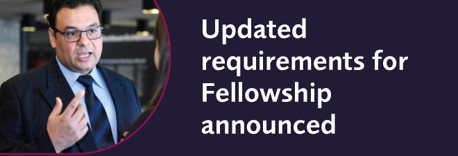 Updated requirements for Fellowship announced